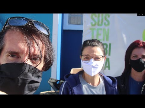 Coleta do lixo eletrônico em Tubarão, SC.