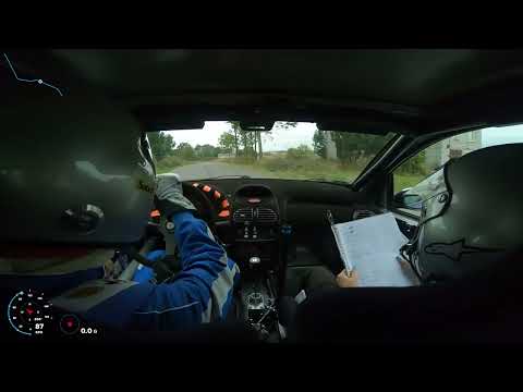 SKJS os Olszewiec onboard RAJDOWE KRYTERIUM ORLIKA 2024 w Przasnyszu Peugeot 206