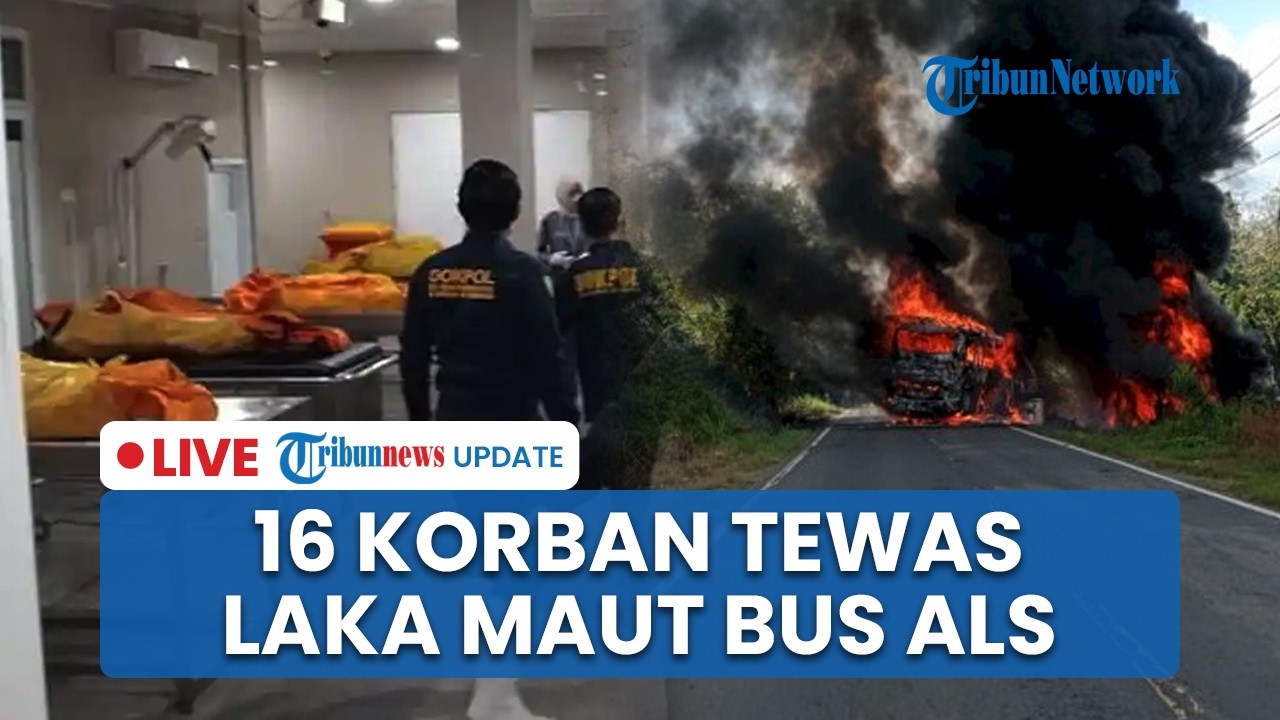 LIVE: Daftar 16 Korban Tewas Laka Maut Bus ALS Terbakar di Muratara, 14 di Antaranya Penumpang Bus