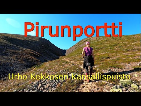 Pirunportti on Lapin erämaan hieno nähtävyys.  Saariselkä Urho Kekkosen Kansallispuisto