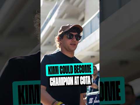 Kimi Antonelli can wrap up the F1 world championship at COTA