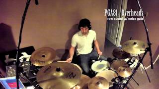 Shure PG Alta DRUMKIT-7 Mic Test - Raw & EQ'd