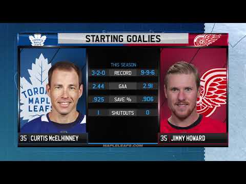 Molson Canadian Leafs Gameday: Toronto at Detroit - December 15, 2017