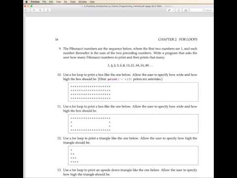 Python Programming Chapter 2 Exercises 7 9