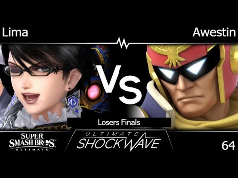 USW 64 - Lima (Bayonetta) vs TLOC | Awestin (C Falcon, Ness) Losers Finals - SSBU