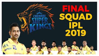 IPL 2019 Chennai Super Kings Team Preview | Complete List Of CSK Players With Photos | CSK Team 2019