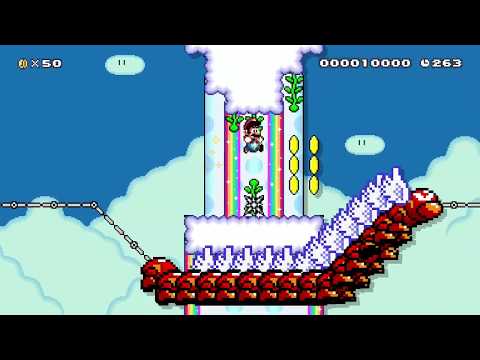 The Wiggler Train by Mrpineappl - Super Mario Maker 2 - No Commentary 1bz