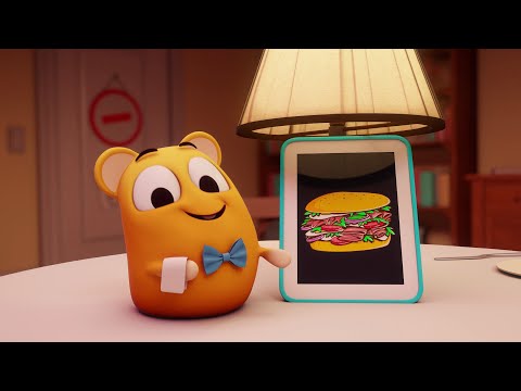 Cortos de Talking Tom - Chef Tom contra Chef Hank (Show de cocina) (Temporada 2 Episodio 11)