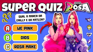 🩷💡SUPER QUIZ DOS ROSAS 🚀⚡*apenas 3% dos fãs acertam tudo* 🐭#quiz