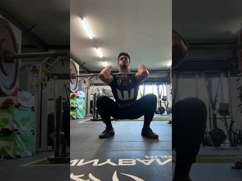 FIRST 100kg full Squat Clean #weightlifting #motivation #shorts