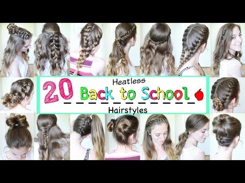 20 Back to School Heatless Hairstyles  | School Hairstyles | Braidsandstyles12 Video