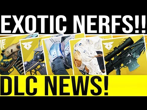 HUGE EXOTIC NERFS INBOUND!! Destiny 2 DLC Season of Opulence News! (DLC Content Update Season 7) Video