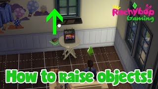 How to raise and lower objects in The Sims 4 on PS4!