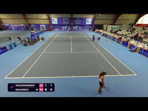 Vendula Valdmannova (CZE) vs Margaux Rouvroy [8] (FRA) // 1-6 6-4 6-4 // W75 Poitiers // 2nd Round