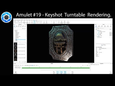 Amulet Chapter 19 – Keyshot Turntable Rendering.