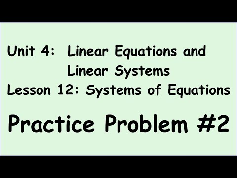 8th Grade Illustrative Mathematics: Grade 8; Unit 4; Lesson 12: Practice Prob. 2; sys. no solutions