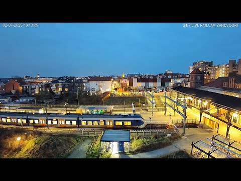 👨🏻‍✈️🔊🚅Live Railcam Zandvoort 2 (Fixed)🚅🔊👩🏻‍✈️