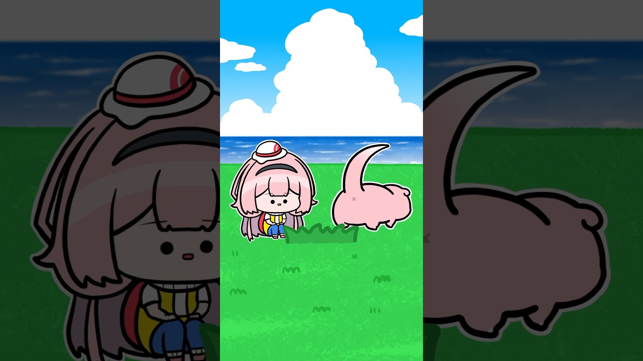 そういうことやね【手描き切り抜き/周央サンゴ/にじさんじ】