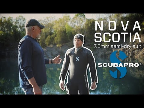 Combinaison SCUBAPRO NovaScotia 7.5 Mm Avec Capuche – Néoprène X-Foam, Eau 7-12°C – Homme L