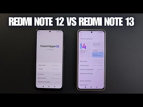 Redmi Note 12 HyperOS vs Redmi Note 13 MIUI 14 | Speedtest,Comparison