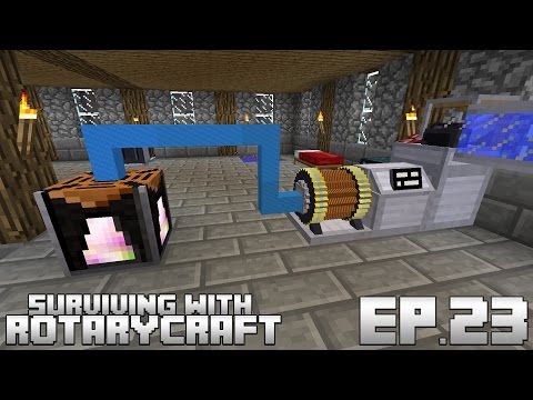 Surviving With RotaryCraft :: Ep.23 - ElectriCraft Power Generation & Storage