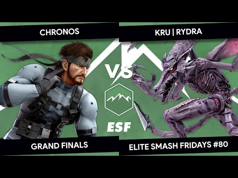 Elite Smash Friday #80 - Chronos (Snake) vs Rydra (Ridley) - Grand Finals