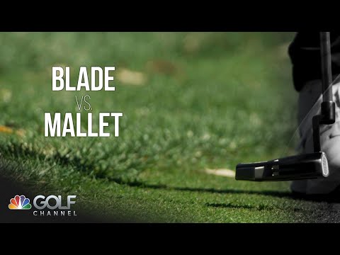 PGA Tour players compare mallet and blade putters | Live From The Players | Golf Channel