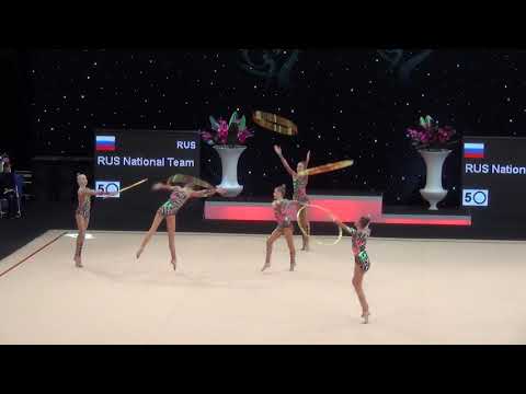 RUS Junior National Team FIG Junior Group 5 hoop Final Miss Valentine 2019