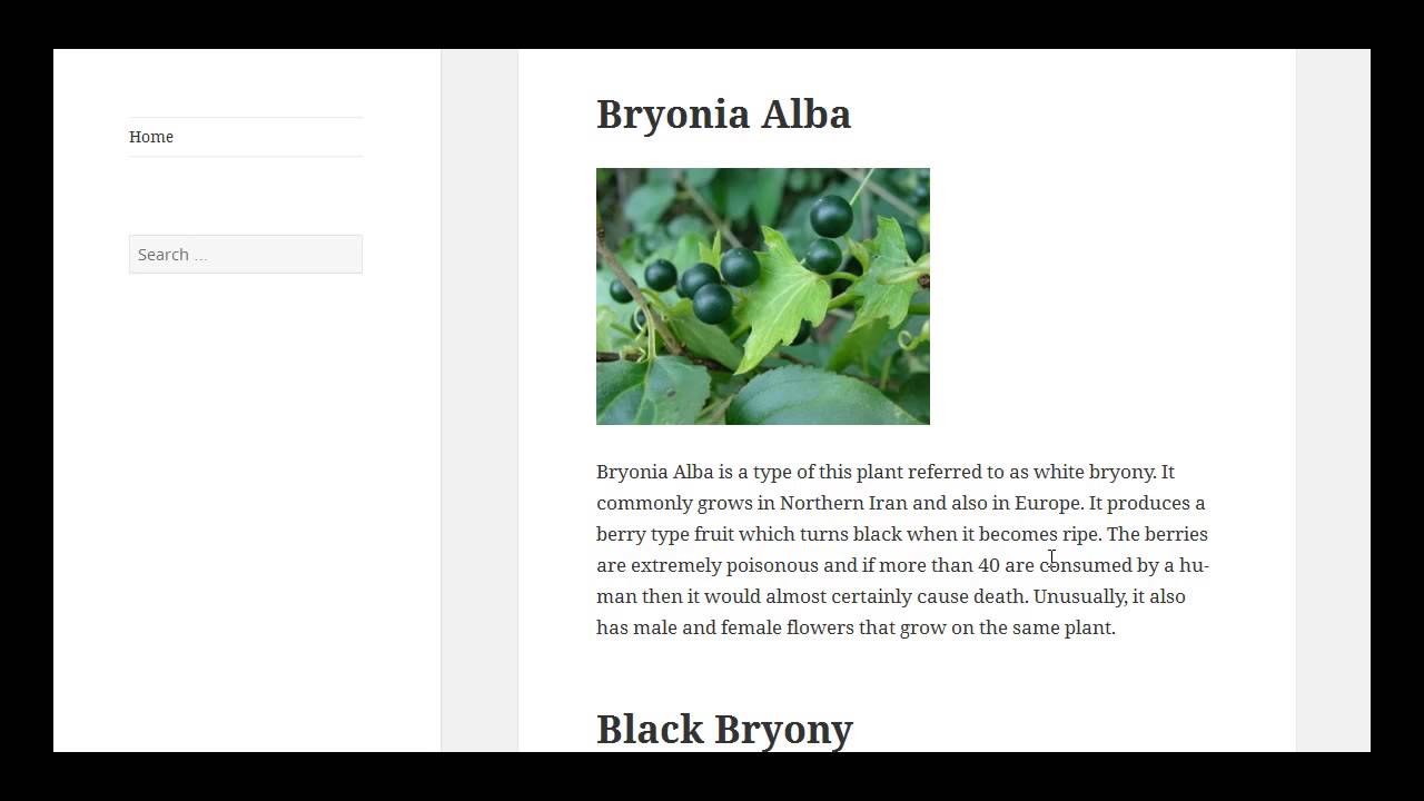 Using Bryonia Alba for Liver Detox - YouTube