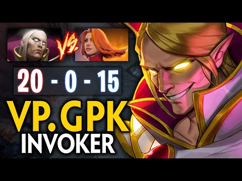 THIS IS PERFECT LANING AGAINST LINA MID | EPIC VP.GPK INVOKER 20kills 0 DEATH | Dota 2 Invoker