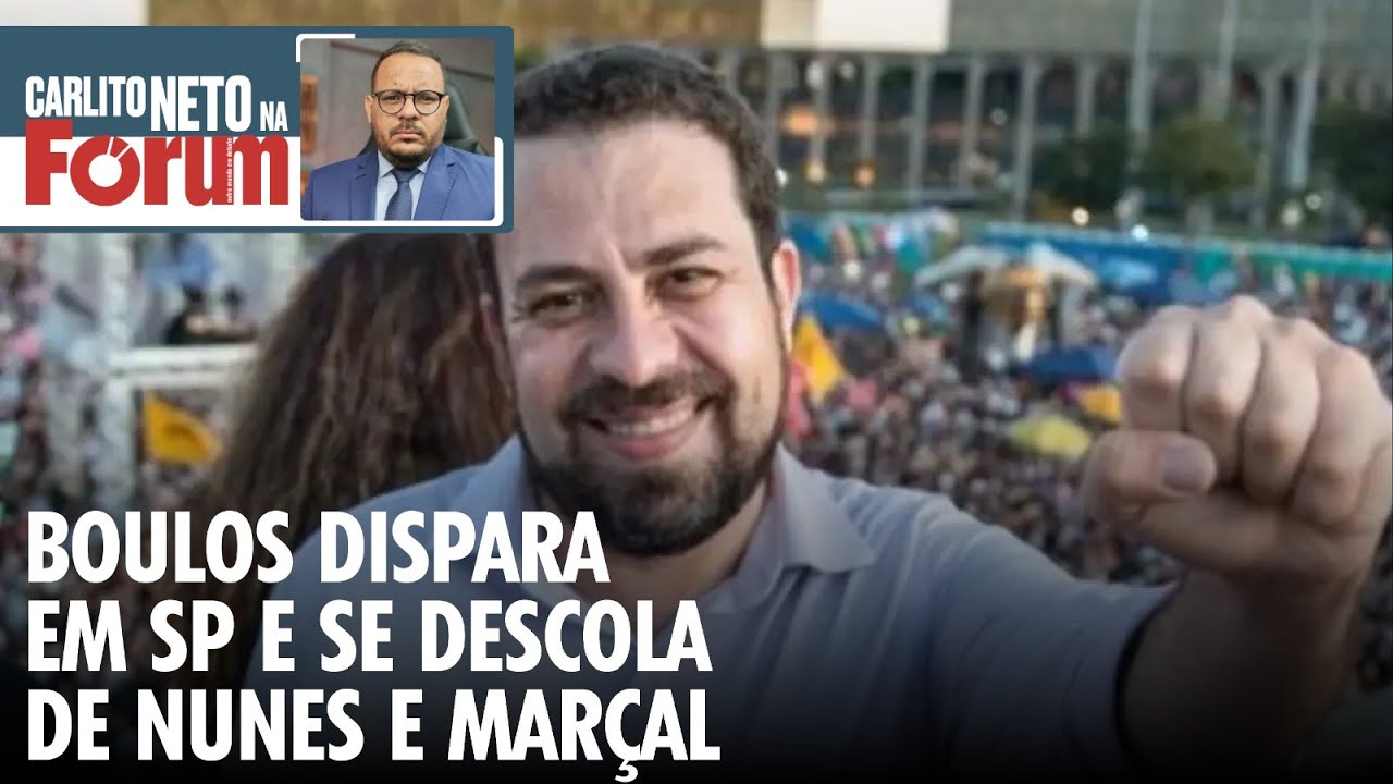 BOULOS DISPARA em São Paulo e se descola de Nunes e Marçal