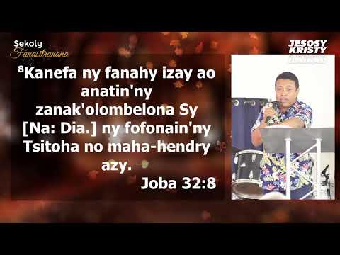 Ny fahafahan'ny ao anatinao hizaka ny sitrapon'Andriamanitra - Sekoly Fanasitranana - 30-01-23