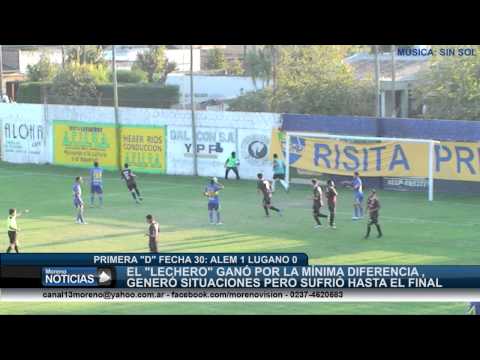 Primera "D" fecha 30: Alem 1 Lugano 0