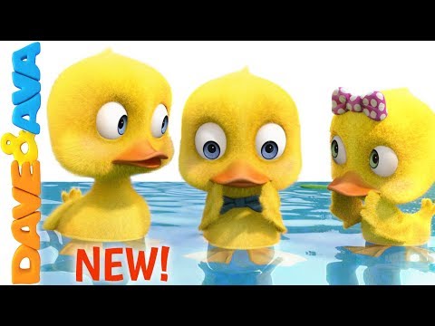 😍 Six Little Ducks | New Nursery Rhymes and Kids Songs from Dave and Ava 😍