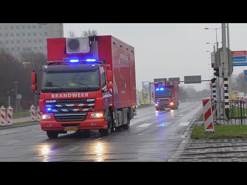 [GRIP1] Politie, Brandweer en Ambulance met spoed naar een 'Zeer Grote Brand' in Rotterdam-Oost
