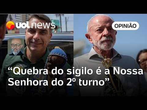 Lula x Flávio Bolsonaro: Quebra do sigilo é a Nossa Senhora Aparecida do 2º turno | Josias