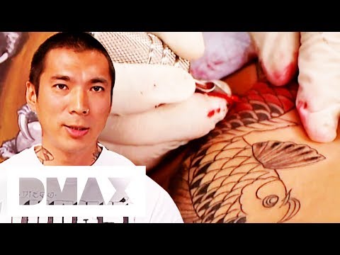 Yoji Harada Struggles To Finish Complex Koi Fish Tattoo | Miami Ink