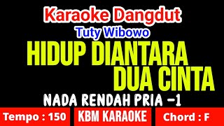 Download lagu HIDUP DIANTARA DUA CINTA KARAOKE!! Nada Pria mp3