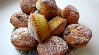 Творожные кексики в силиконовых формочках