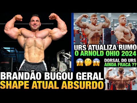 BRANDÃO ABSURDO: MOSTROU SHAPE ATUAL E BUGOU GRINGOS + URS TAMBÉM MOSTRA O SHAPE E MAIS