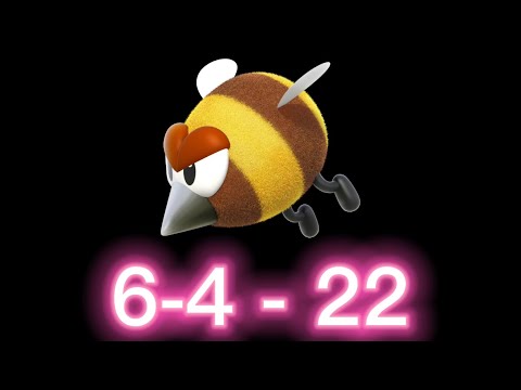 Super Mario 3D World [Switch] 6-4 Itemless Speedrun - Time: 22 (WR)