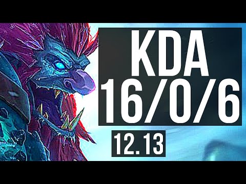 TRUNDLE vs VIEGO (JNG) | 16/0/6, Legendary, 600+ games | EUW Diamond | 12.13