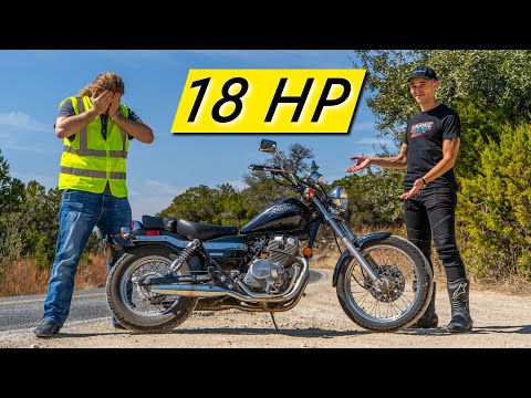 We rode the WORST MOTORCYCLE EVER So You Don't Have To! (Honda Rebel 250)