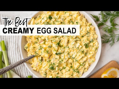 CLASSIC EGG SALAD | the best egg salad recipe + ways to serve it!