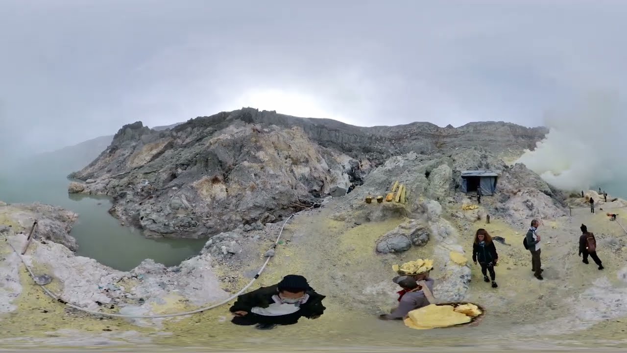 Kawah ijen , East Java, Indonesia 360VR Ep09 : Wheelwego360°