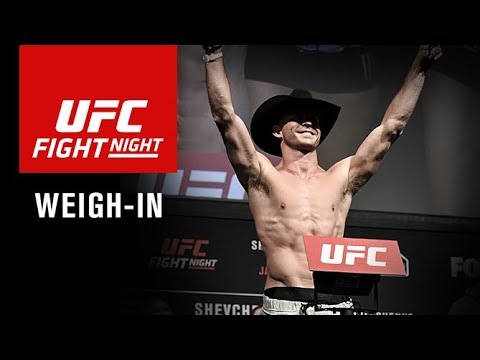 UFC Fight Night Gdansk: Official Weigh-in