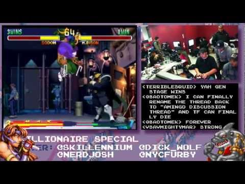 SKLN 7.5+ - Hard Bread ( Guy , Sodom ) vs. Master Chibi ( Charlie , M. Bison )