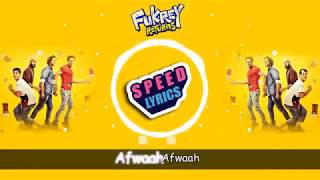 Fukrey Returns - Mehbooba | Lyrics video - YouTube