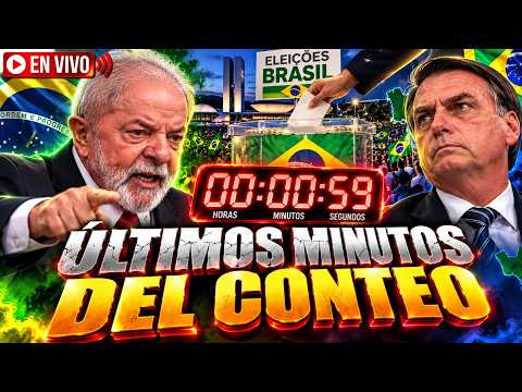 🔴 EN VIVO | BRASIL DECIDE: LULA VS FLÁVIO BOLSONARO — RESULTADOS ELECCIONES 2026