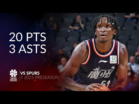 Victor Oladipo 20 pts 3 asts 5 stls vs Spurs 2025 Preseason